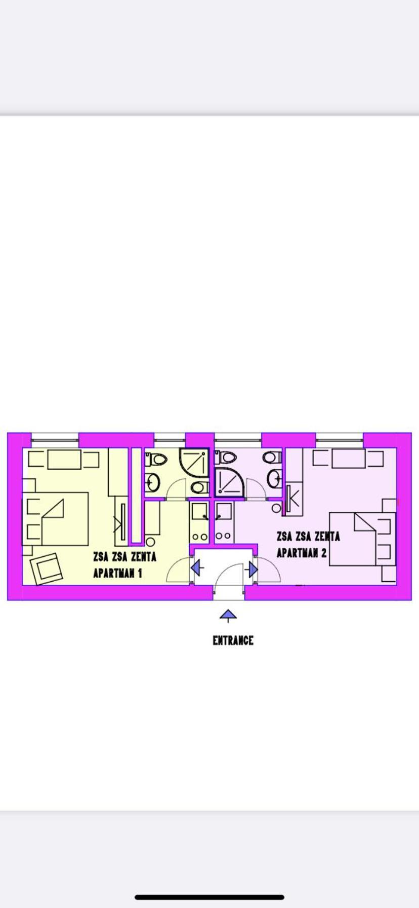 Apartment Zsa Zsa Zenta 1 Σπλιτ Εξωτερικό φωτογραφία